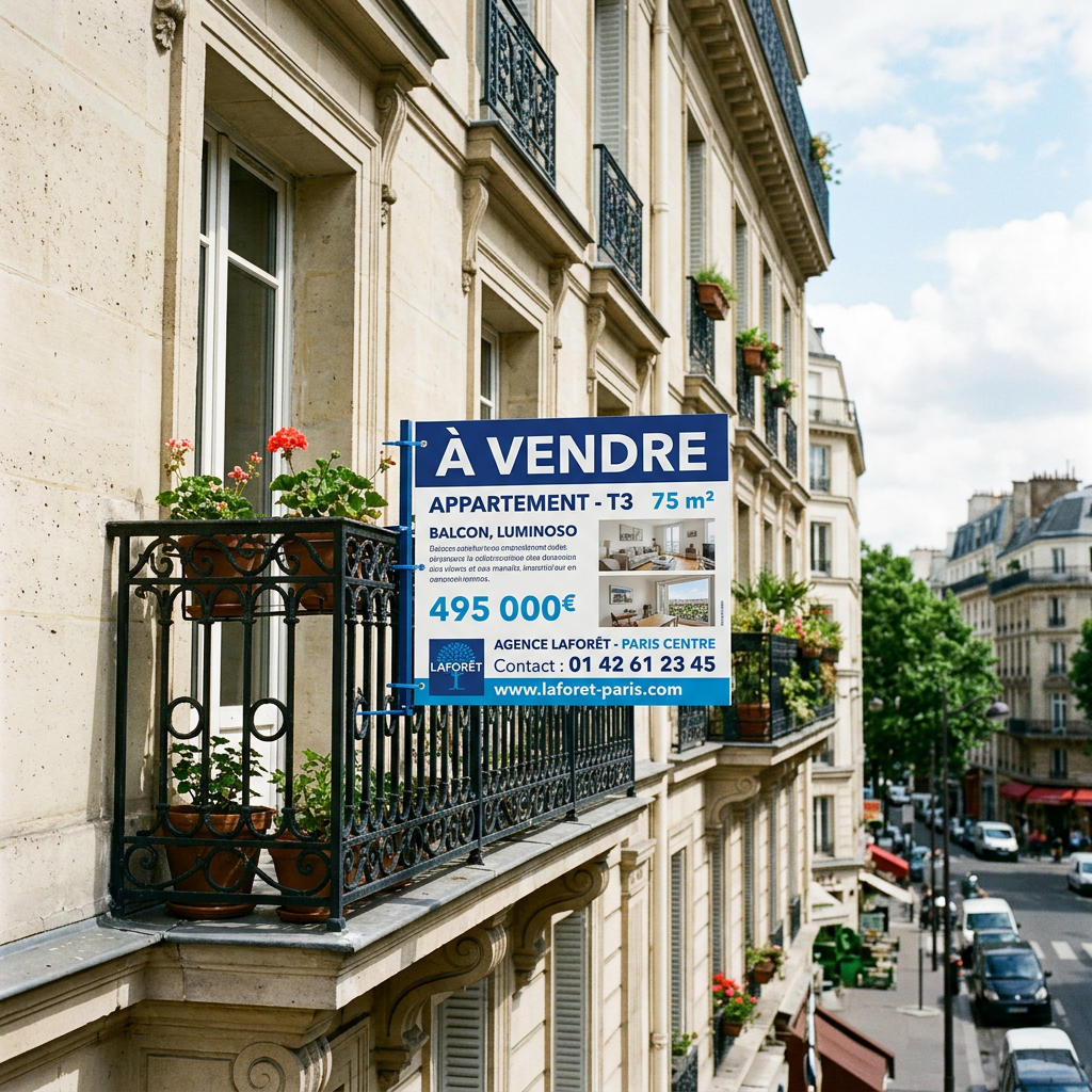 Panneau Immobilier